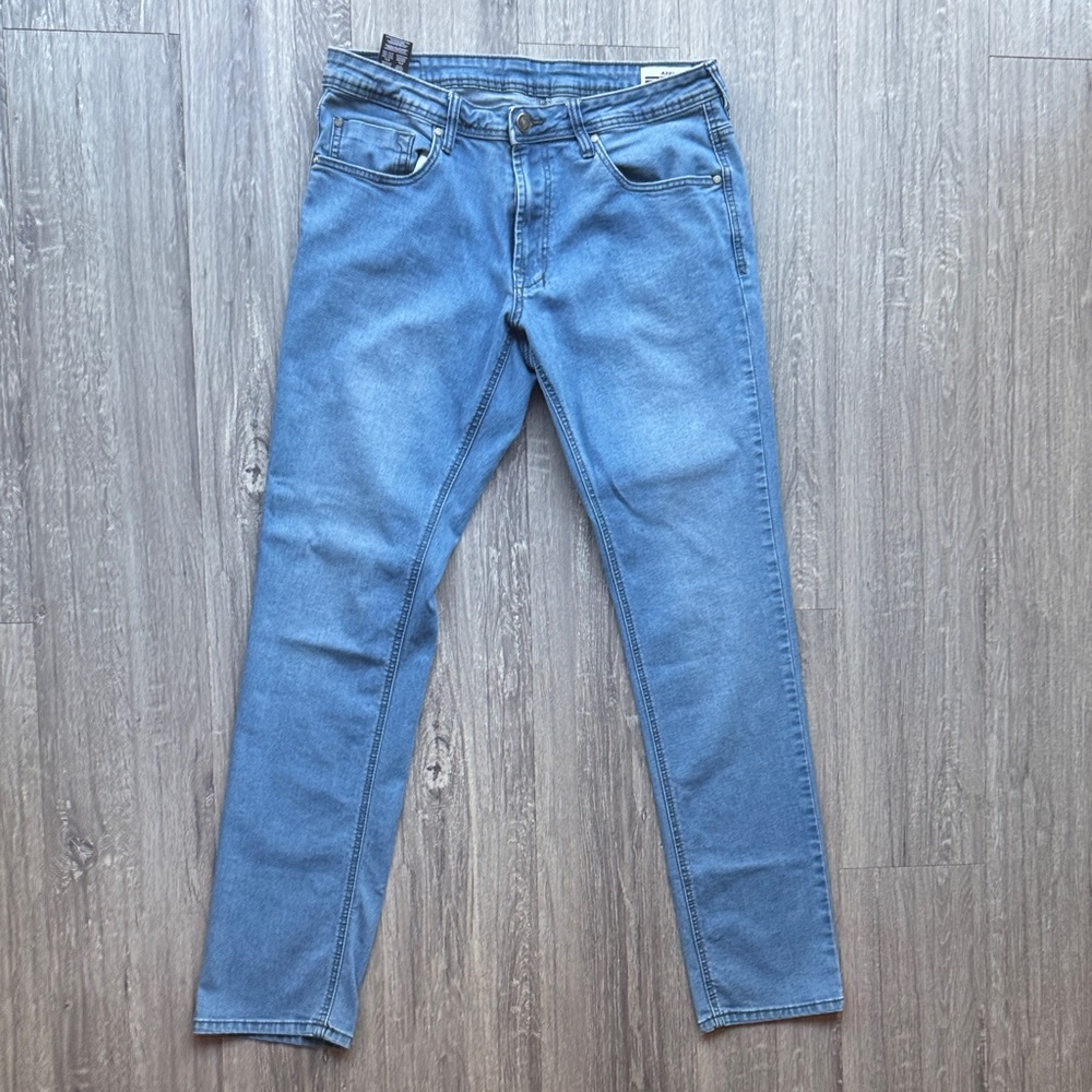 Buffalo David Bitton Slim Fit Stretch Jeans Men’s 34x34 Light Wash